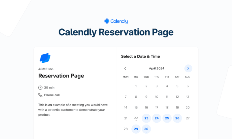 Using Calendly